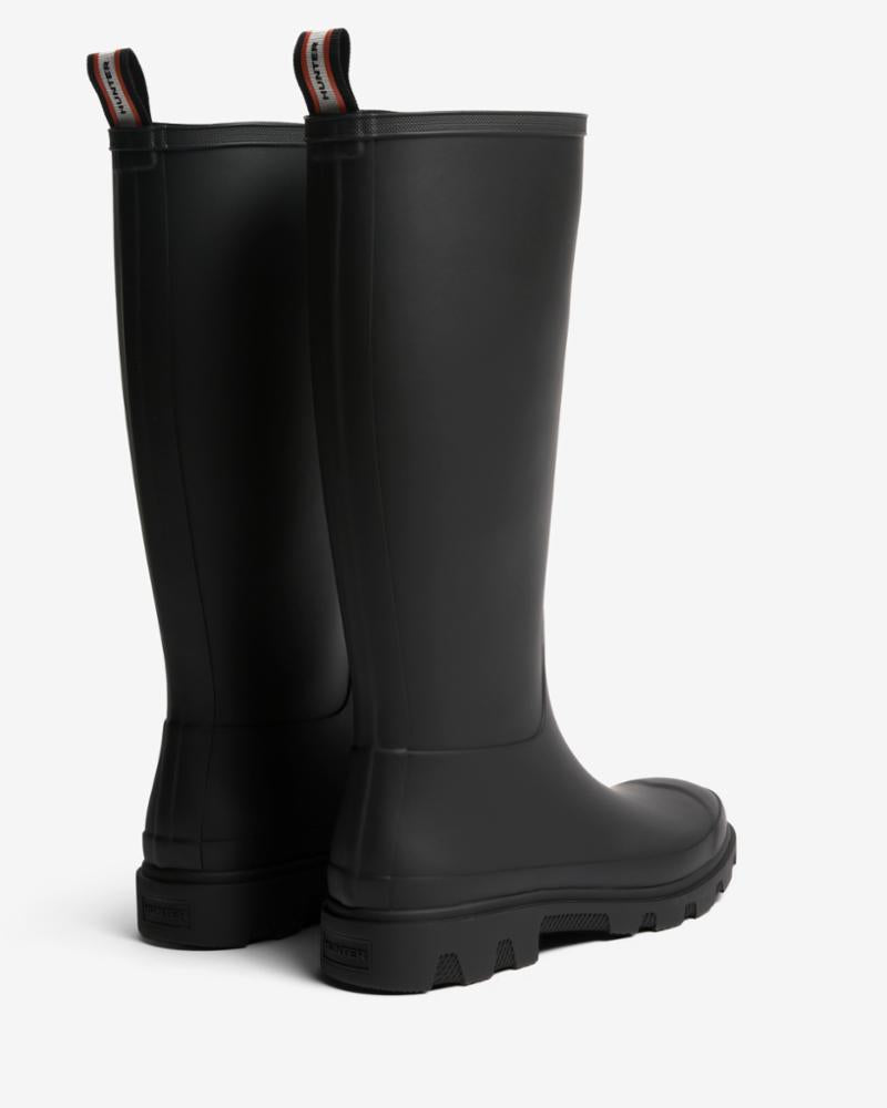 Hunter Men MK X HUNTER UNISEX DOWNPOUR TALL BOOTS BLACK P199