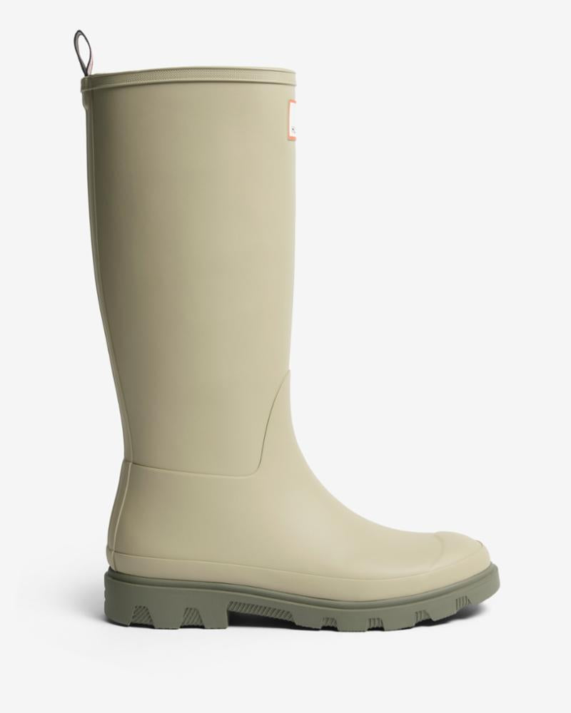 Hunter Men MK X HUNTER UNISEX DOWNPOUR TALL BOOTS ASH TREE/LAUREN GREEN 0397