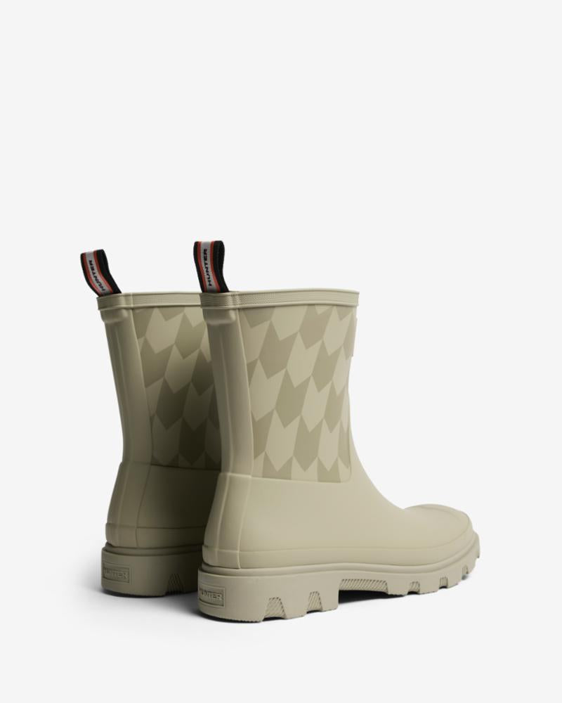 Hunter Men MK X HUNTER UNISEX CHEVRON DOWNPOUR BOOT ASH TREE/SILVER SAGE 0399