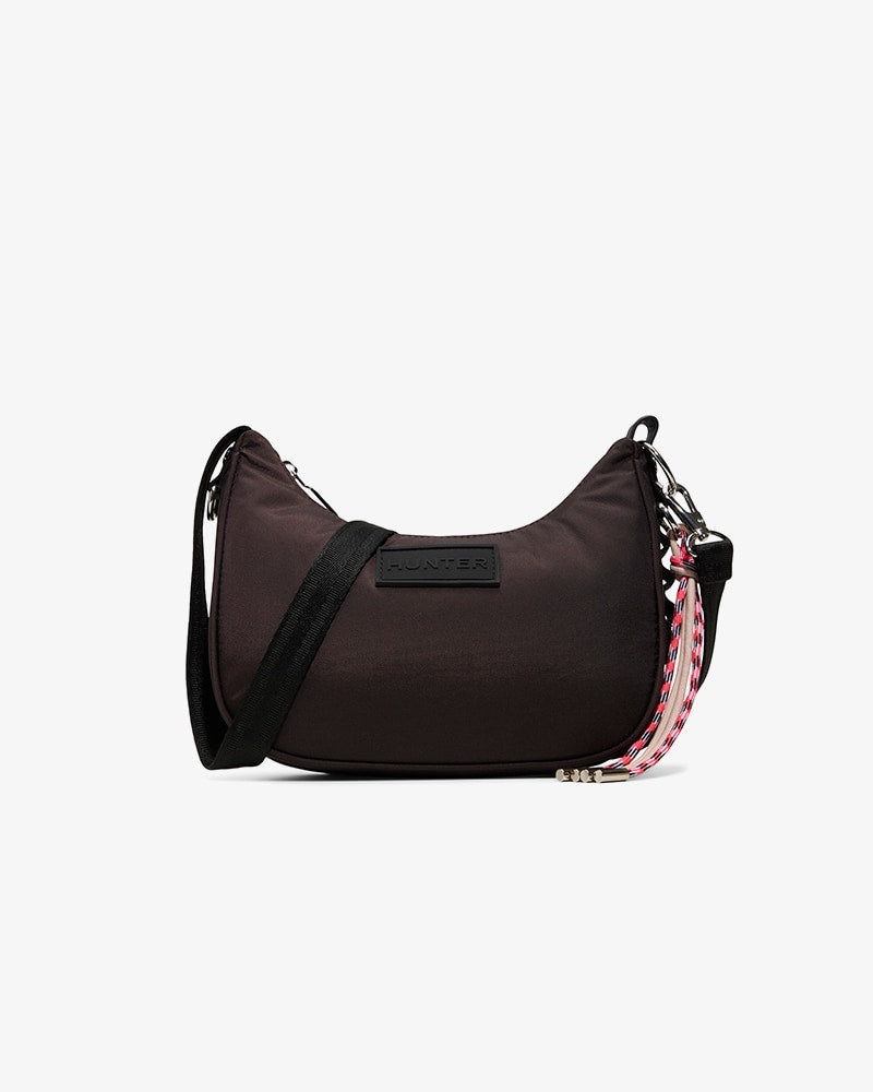 HUNTER WOMEN LOOP BACK ESPRESSO DENIER NYLON TEXTILE