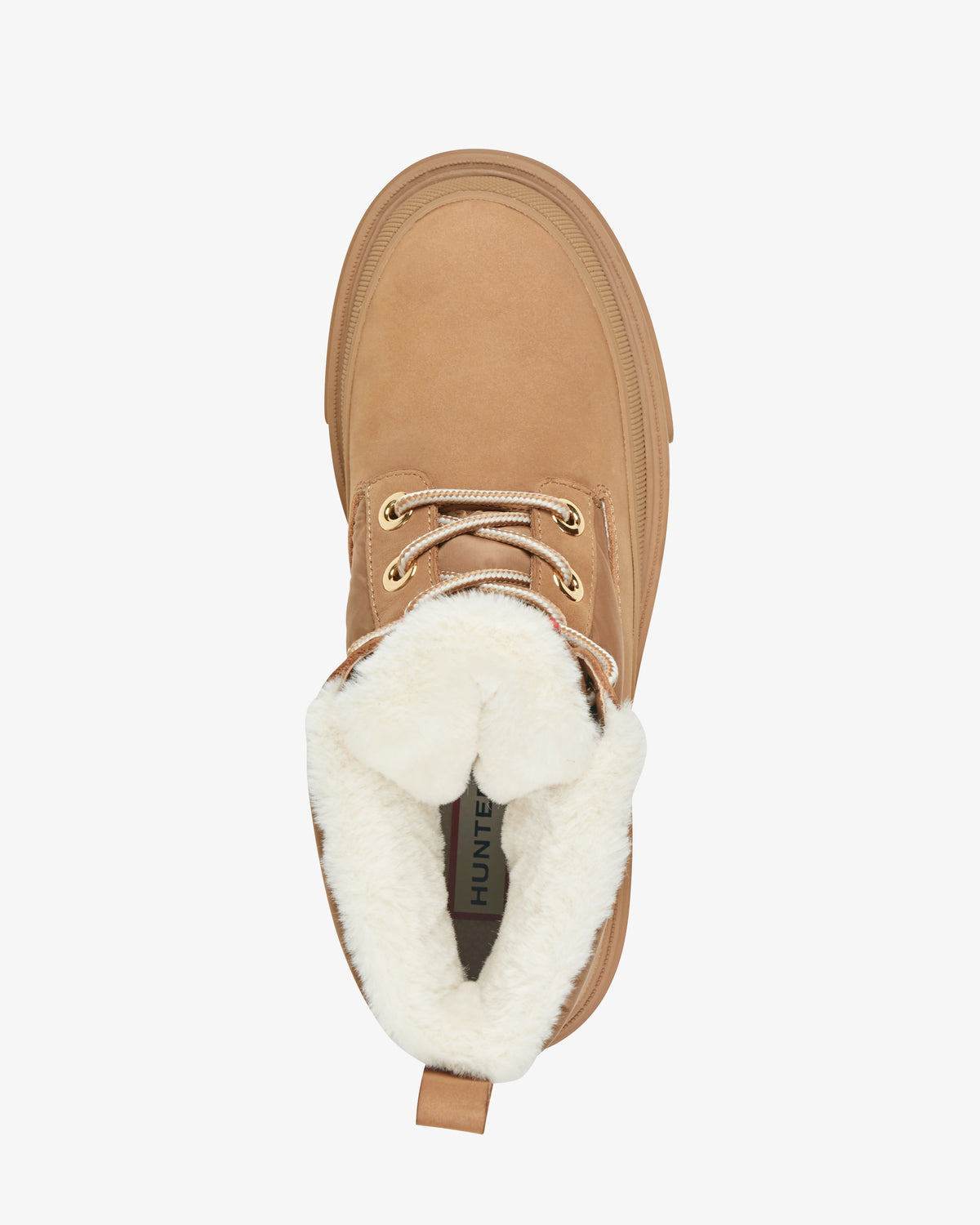 HUNTER WOMEN GIULIAS LACEUP BOOTIE BISCOTTO/BISCOTTO/BISCOTTO