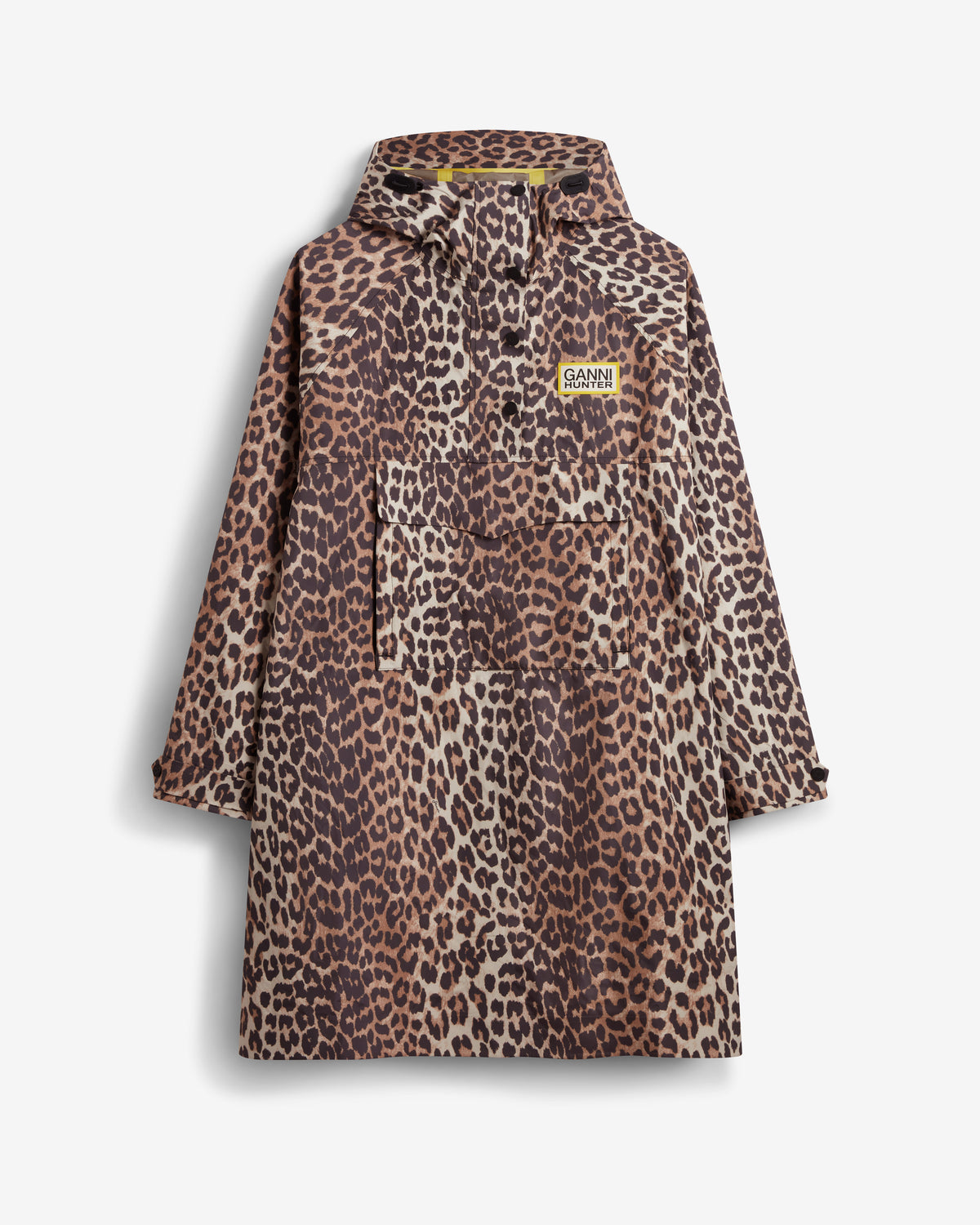 HUNTER WOMEN GANNI X HUNTER WATERPROOF PONCHO GANNI LEOPARD