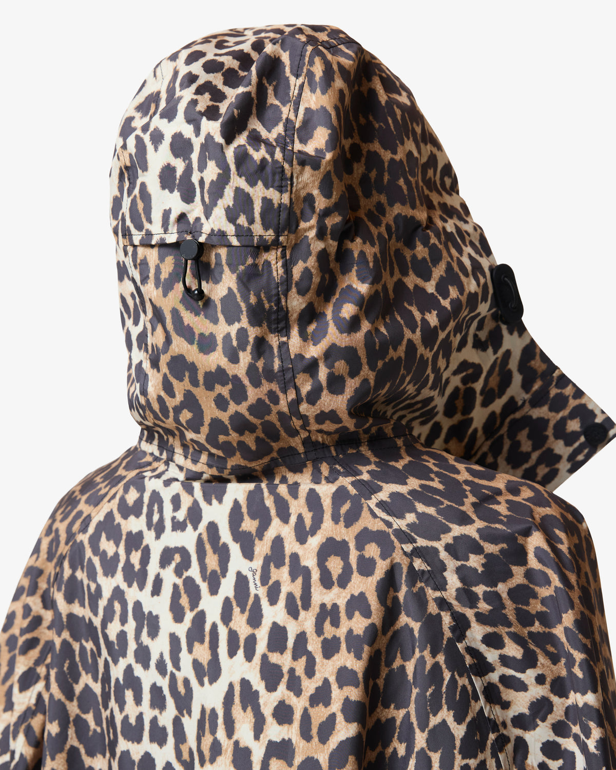 HUNTER WOMEN GANNI X HUNTER WATERPROOF PONCHO GANNI LEOPARD