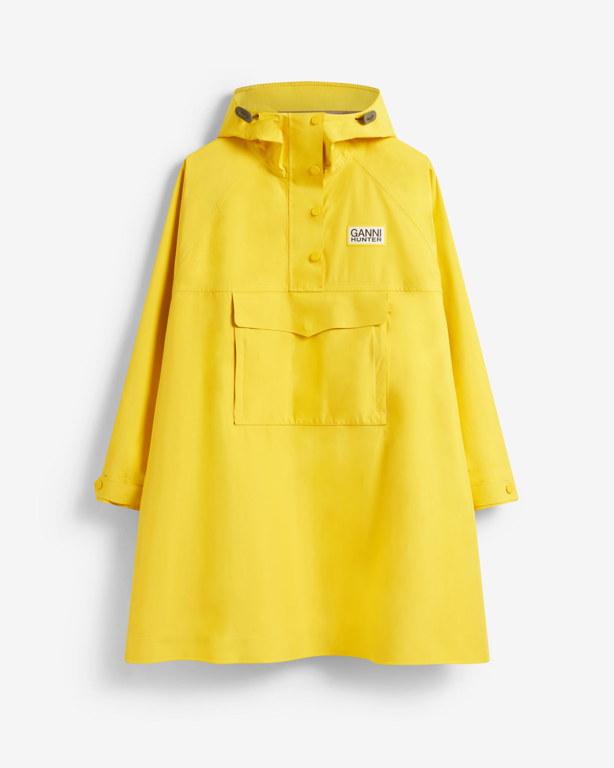 HUNTER WOMEN GANNI X HUNTER WATERPROOF PONCHO LEMON
