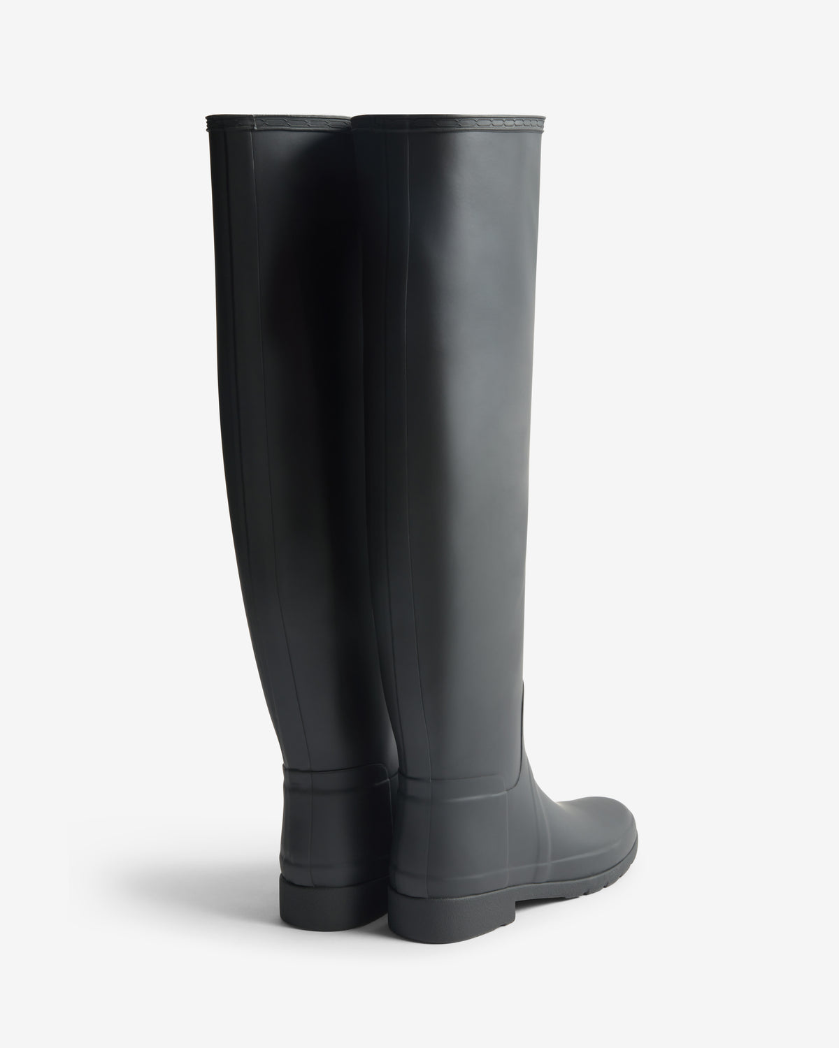 HUNTER WOMEN WOMENS REFINED OVER THE KNEE BOOT BLACK
