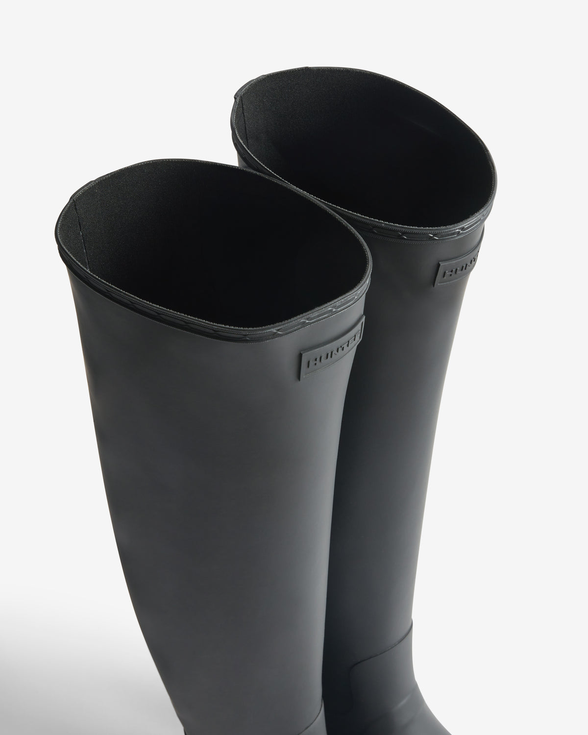 HUNTER WOMEN WOMENS REFINED OVER THE KNEE BOOT BLACK