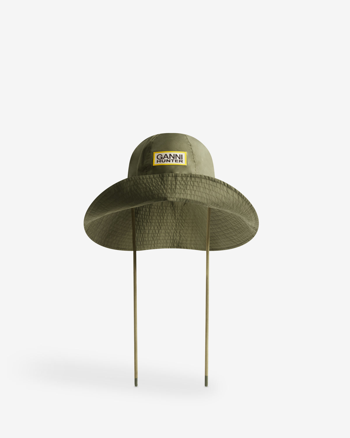 HUNTER UNISEX GANNI X HUNTER WATERPROOF BUCKET HAT GANNI GREEN
