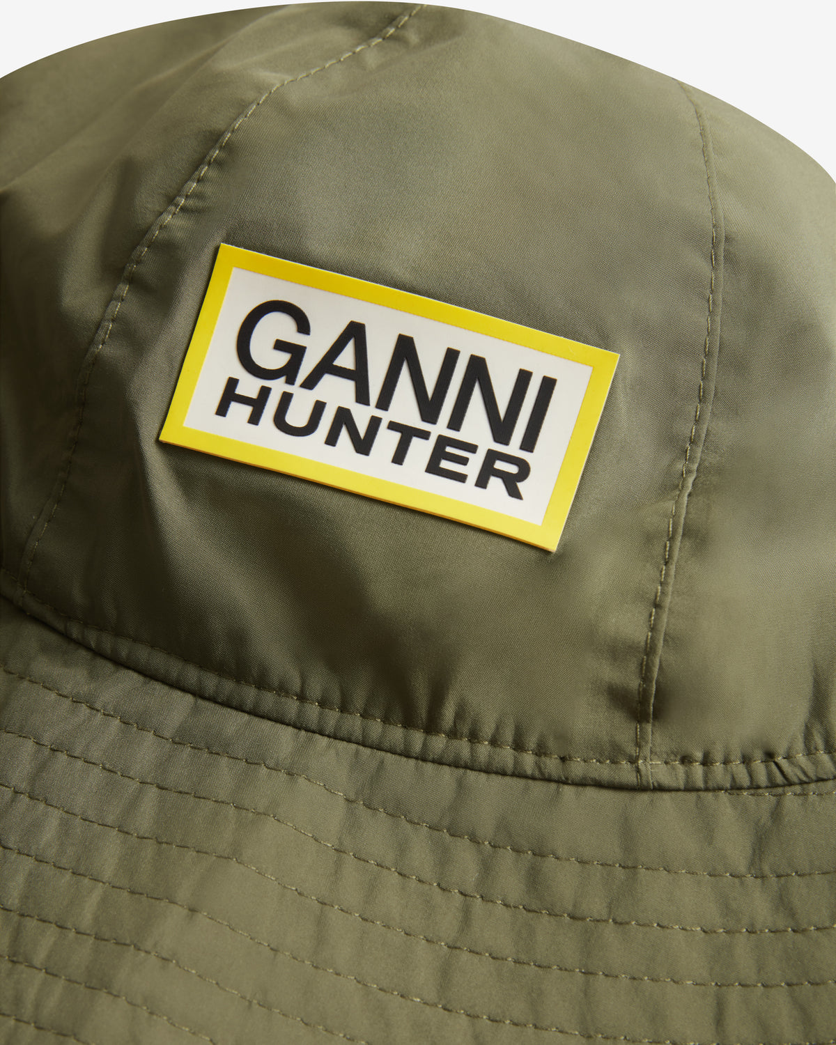 HUNTER UNISEX GANNI X HUNTER WATERPROOF BUCKET HAT GANNI GREEN