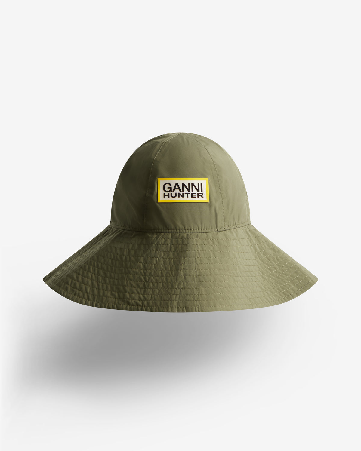 HUNTER UNISEX GANNI X HUNTER WATERPROOF BUCKET HAT GANNI GREEN