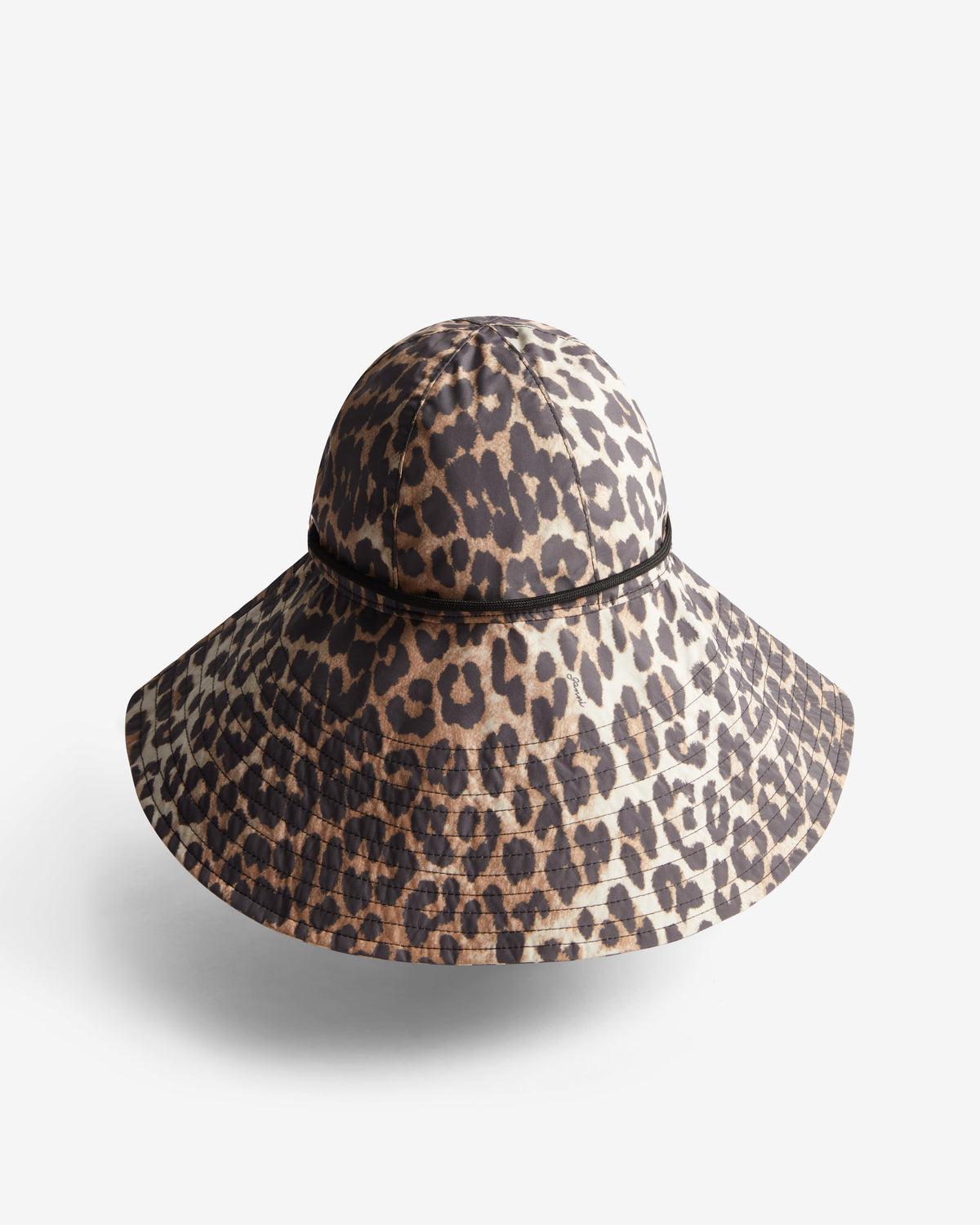 HUNTER UNISEX GANNI X HUNTER WATERPROOF BUCKET HAT GANNI LEOPARD