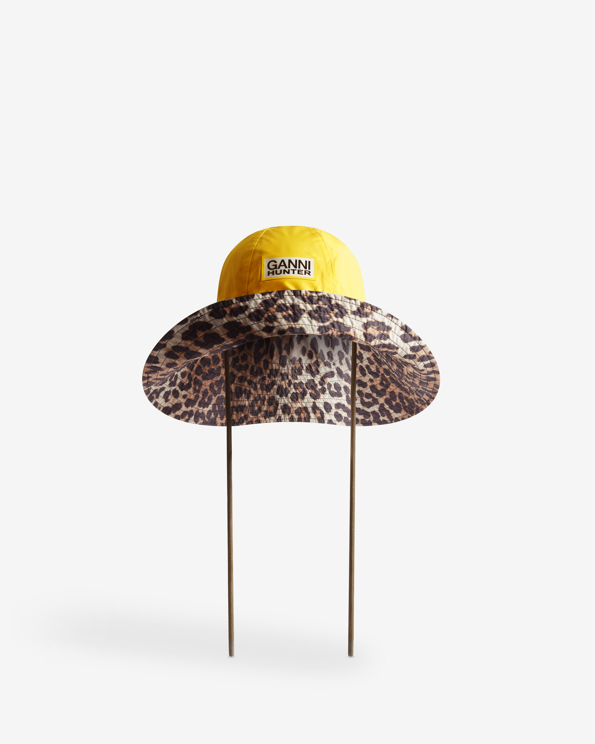 HUNTER UNISEX GANNI X HUNTER WATERPROOF BUCKET HAT LEMON