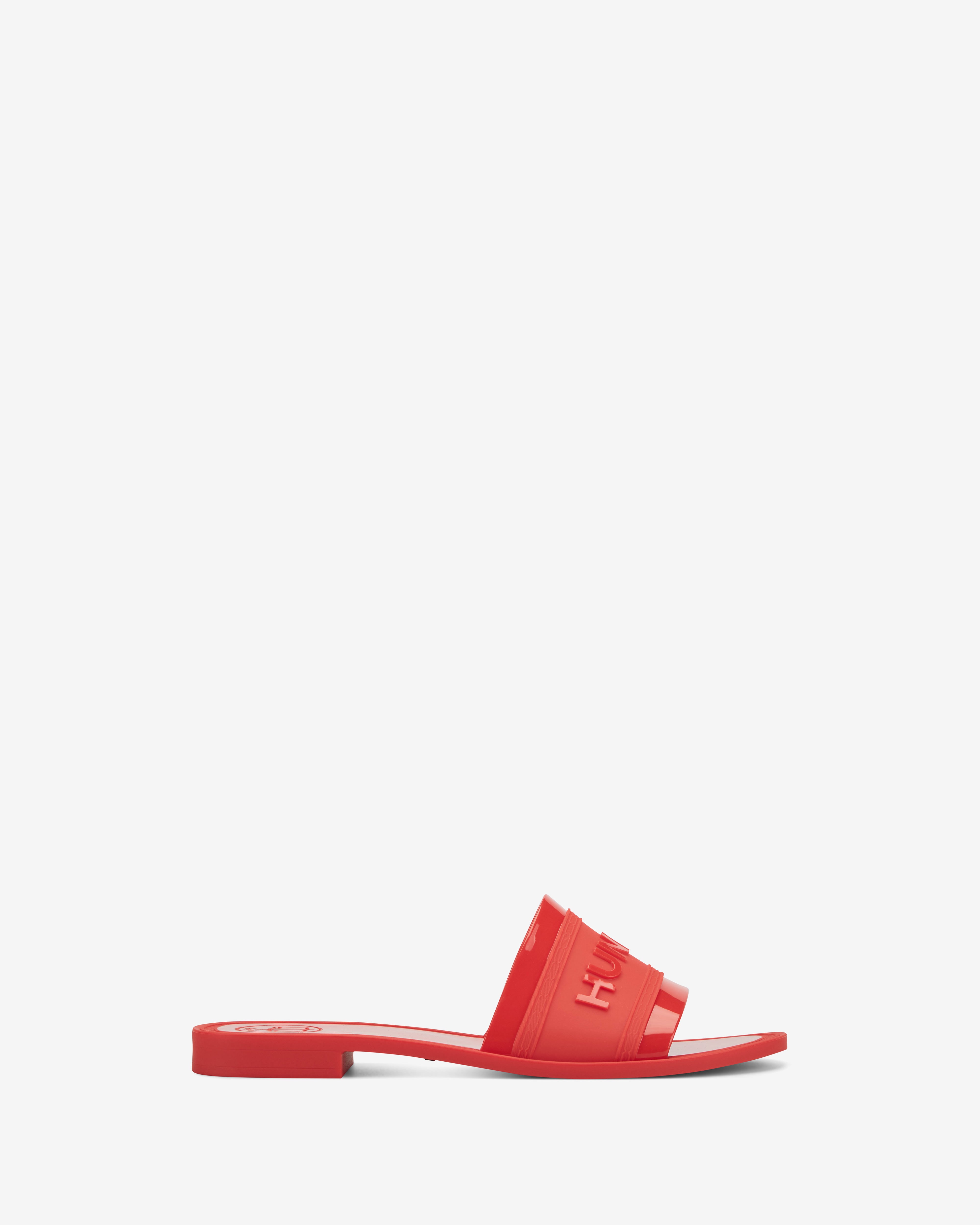 HUNTER WOMEN MARINA FLAT RED RL25101