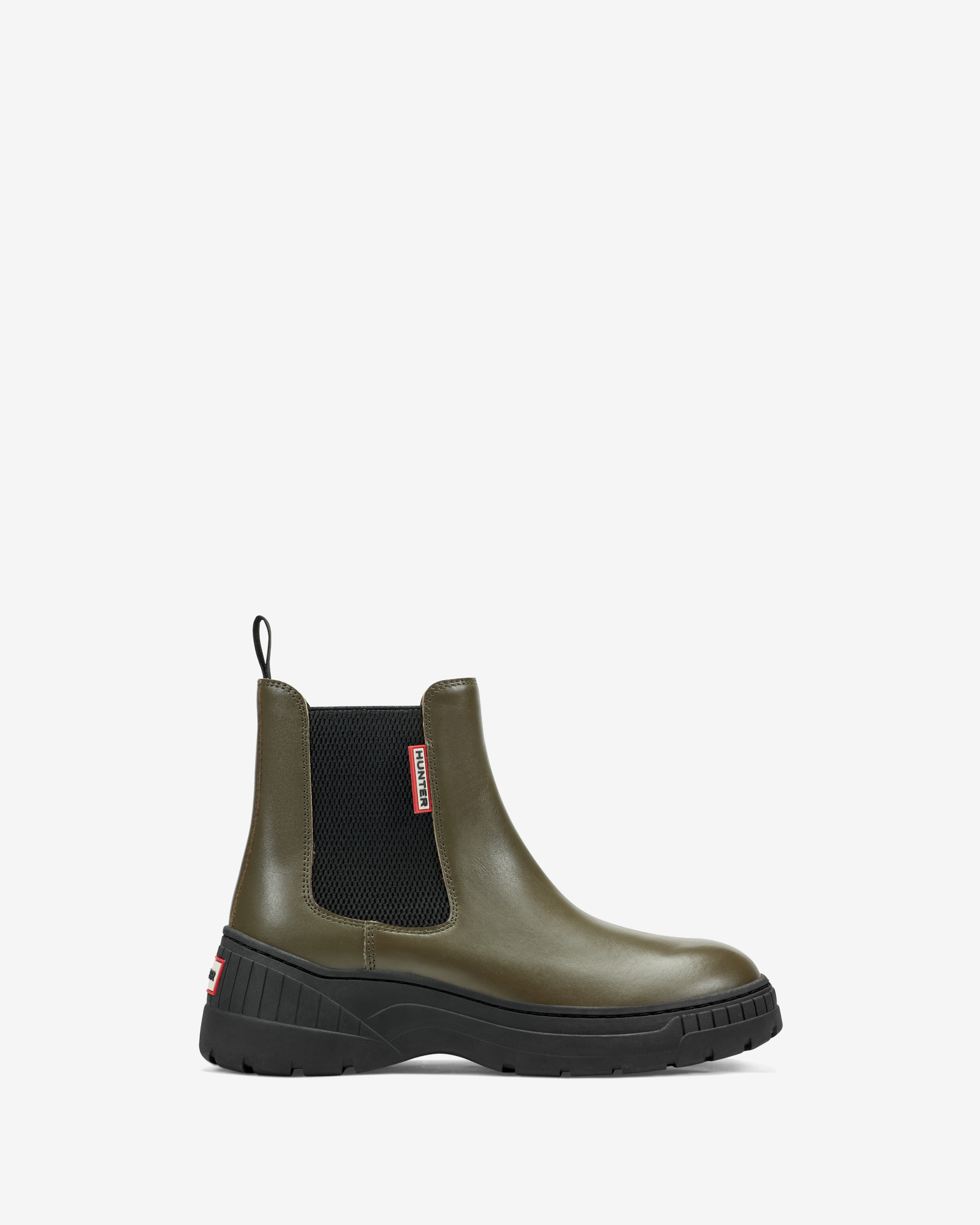 HUNTER WOMEN NEVEAH BOOTIE OLIVE GREEN91896/BLACK/BLACK/E
