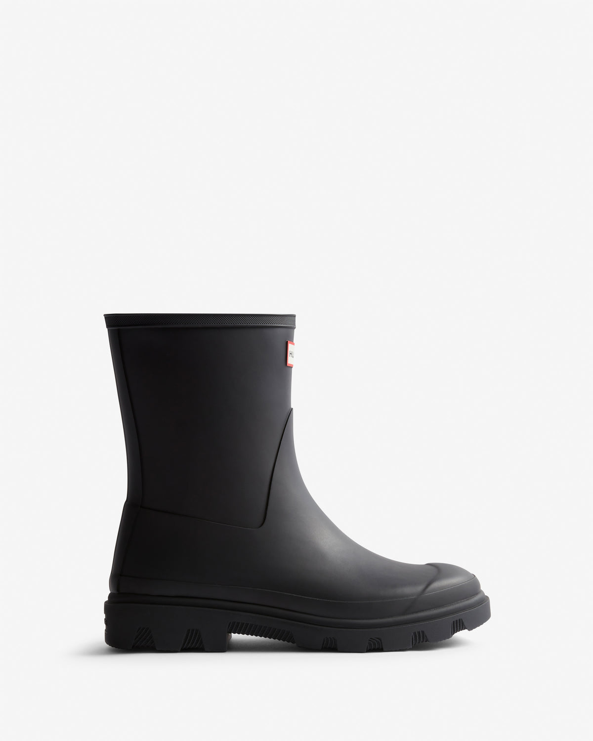 HUNTER UNISEX UNISEX RAINPOUR SHORT BOOT BLACK