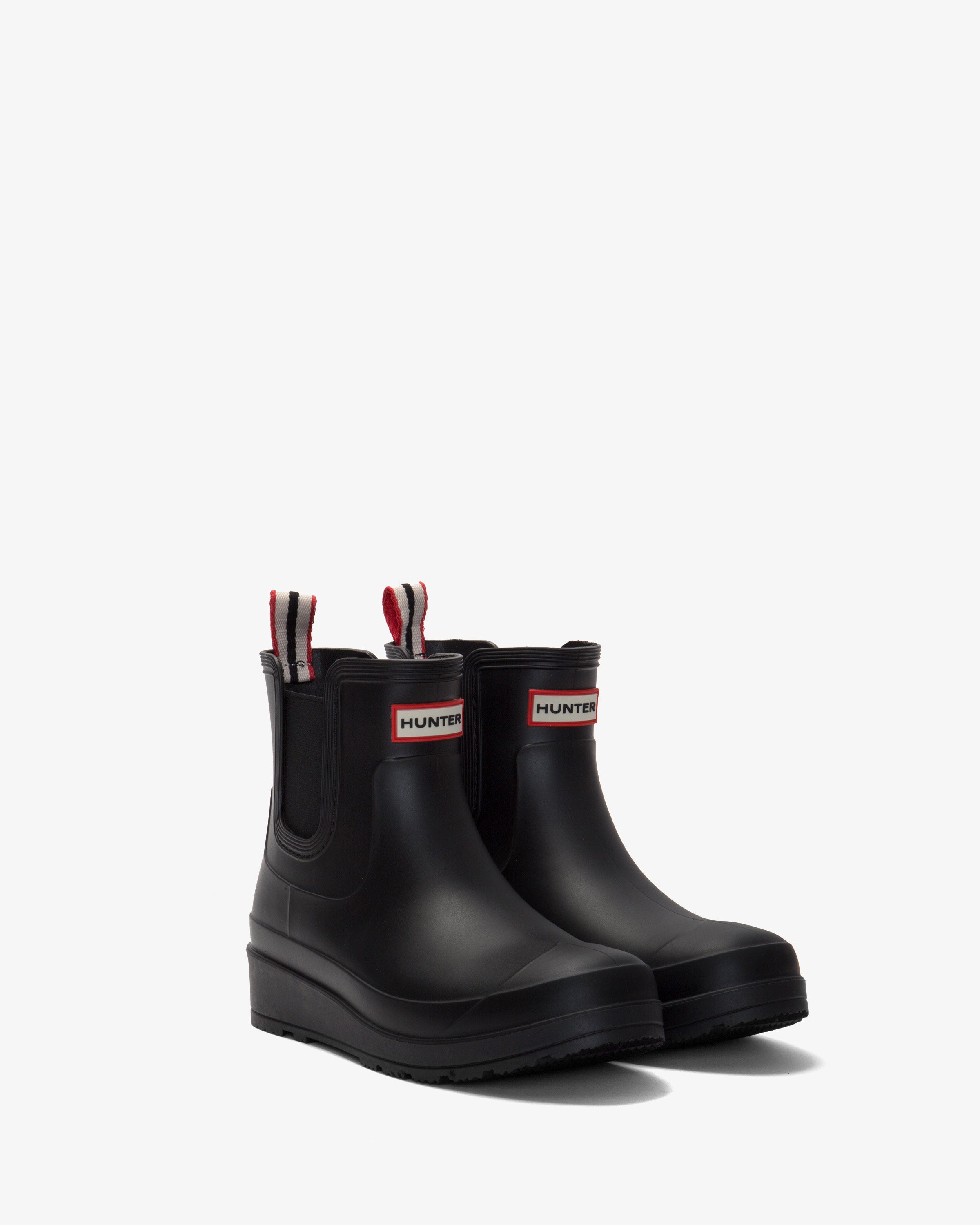 HUNTER WOMEN TABITHA BLACK/BLACK/PVC MOLDED