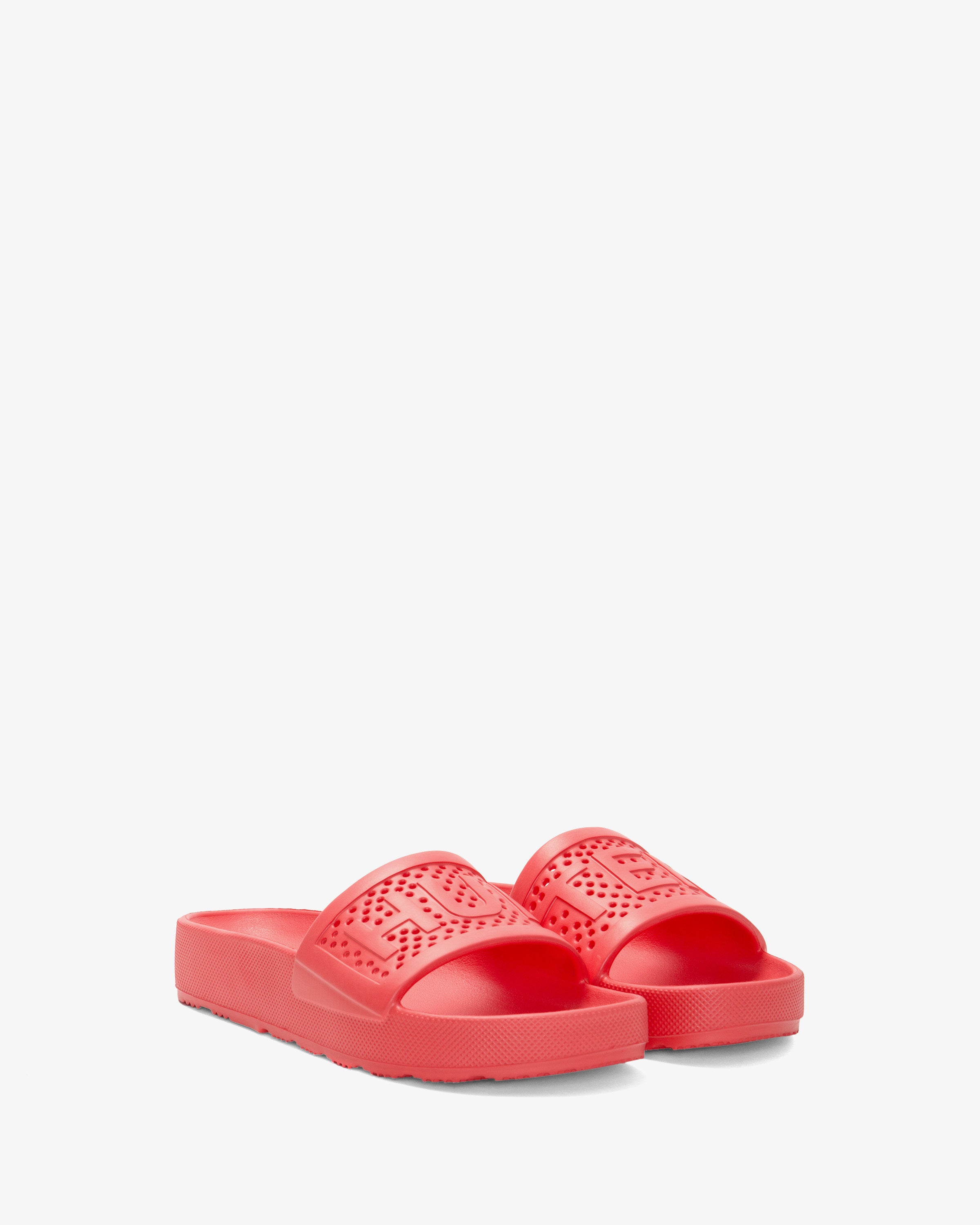HUNTER WOMEN WOMENS ORIGINAL LIGHTWEIGHT MOULDED SLIDE HUNTER RED