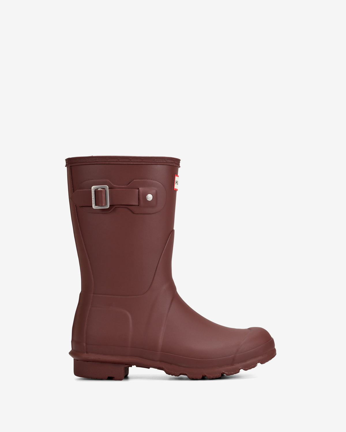 HUNTER WOMEN WOMENS ORIGINAL SHORT BOOT RUM RAISIN19 1321TPG/NATURAL R