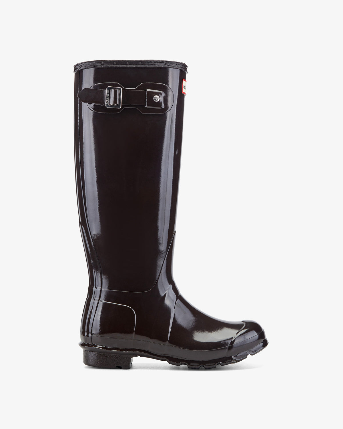 HUNTER WOMEN WOMENS ORIGINAL TALL GLOSS BOOT MOLE19 1106TPG