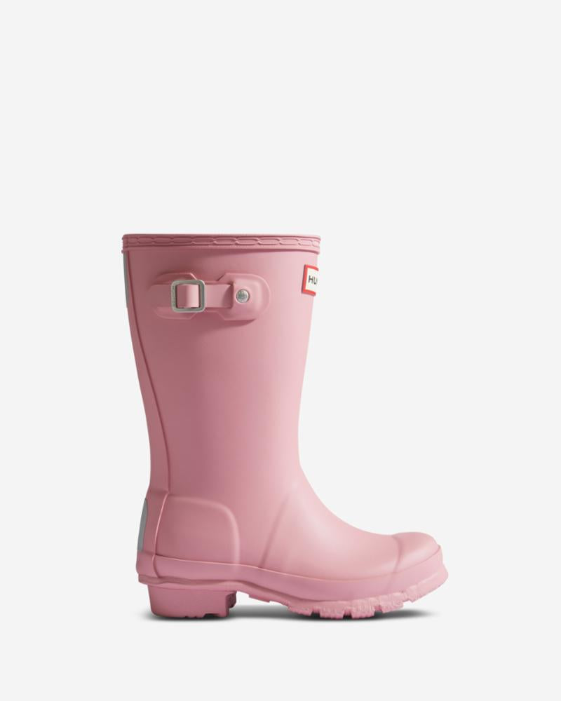 Hunter Kids BOTTES ORIGINALES POUR GRANDS ENFANTS ROSE ROND