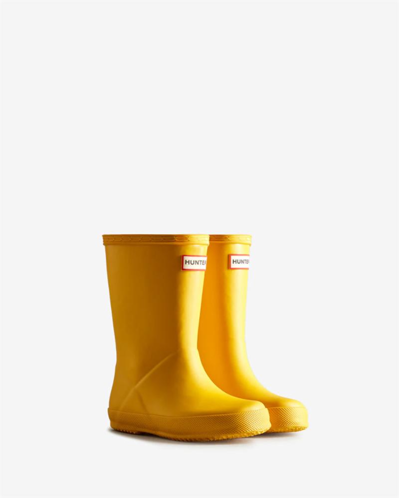 Hunter Kids BOTTINES ORIGINALES POUR PETITS ENFANTS PREMIÈRES CLASSIQUES JAUNE