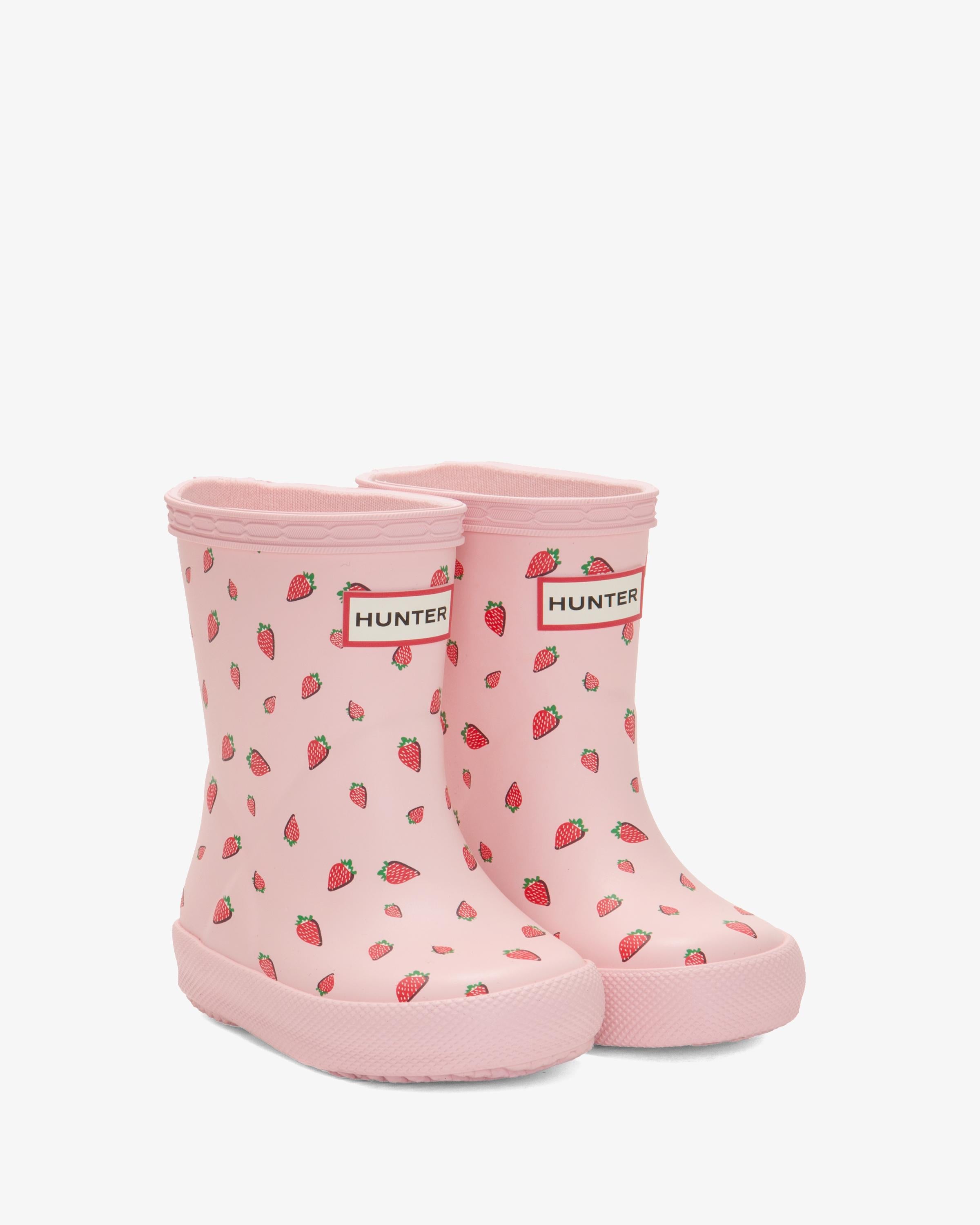 Hunter Kids LITTLE KIDS ORIGINAL FIRST CLASSIC BOOT ROSE MULTI/ROSE13-2003