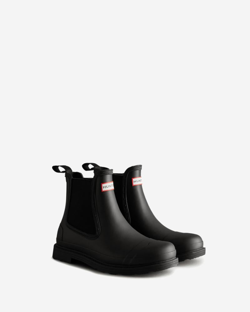 Hunter Men MENS COMMANDO CHELSEA BOOT BLACK