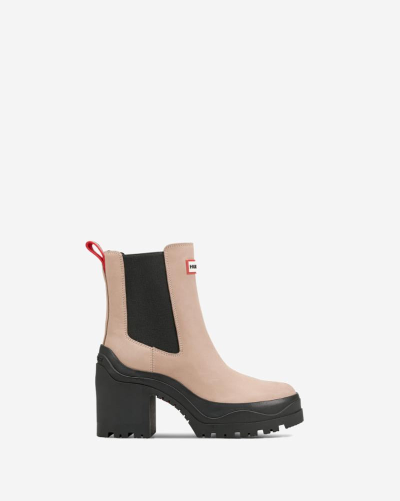 Hunter Women MIANA BOOTIE BLACK/NATURAL