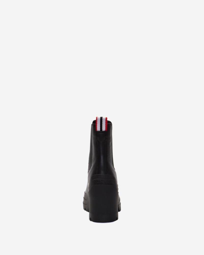 Hunter Women MIANA BOOTIE BLACK/NATURAL