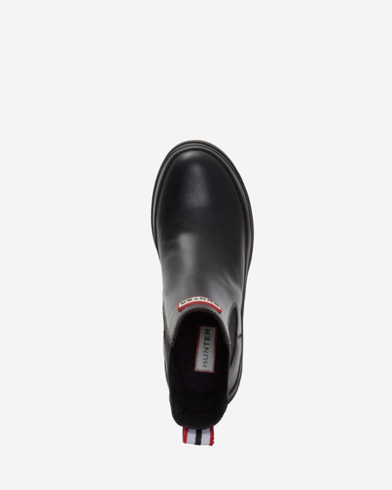 Hunter Women MIANA BOOTIE BLACK/NATURAL