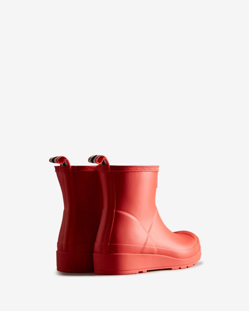 Hunter Women WOMENS PLAY SHORT BOOT LOGO RED