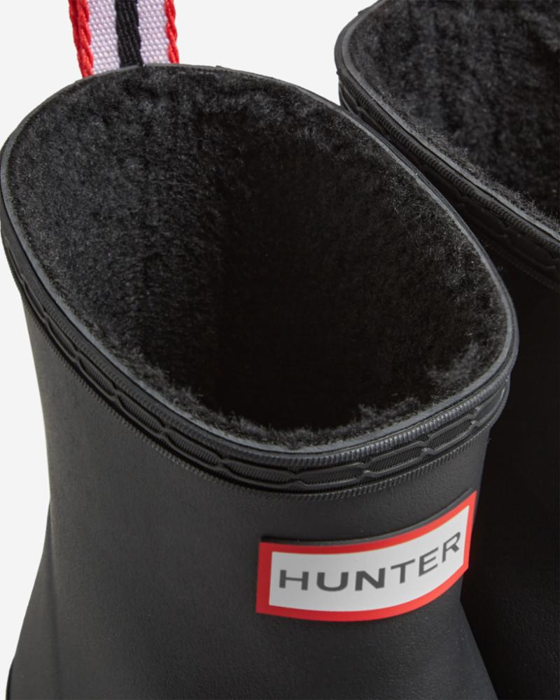 Hunter Women WOMENS PLAY SHORT SHERPA INSULATED BOOT BLACK