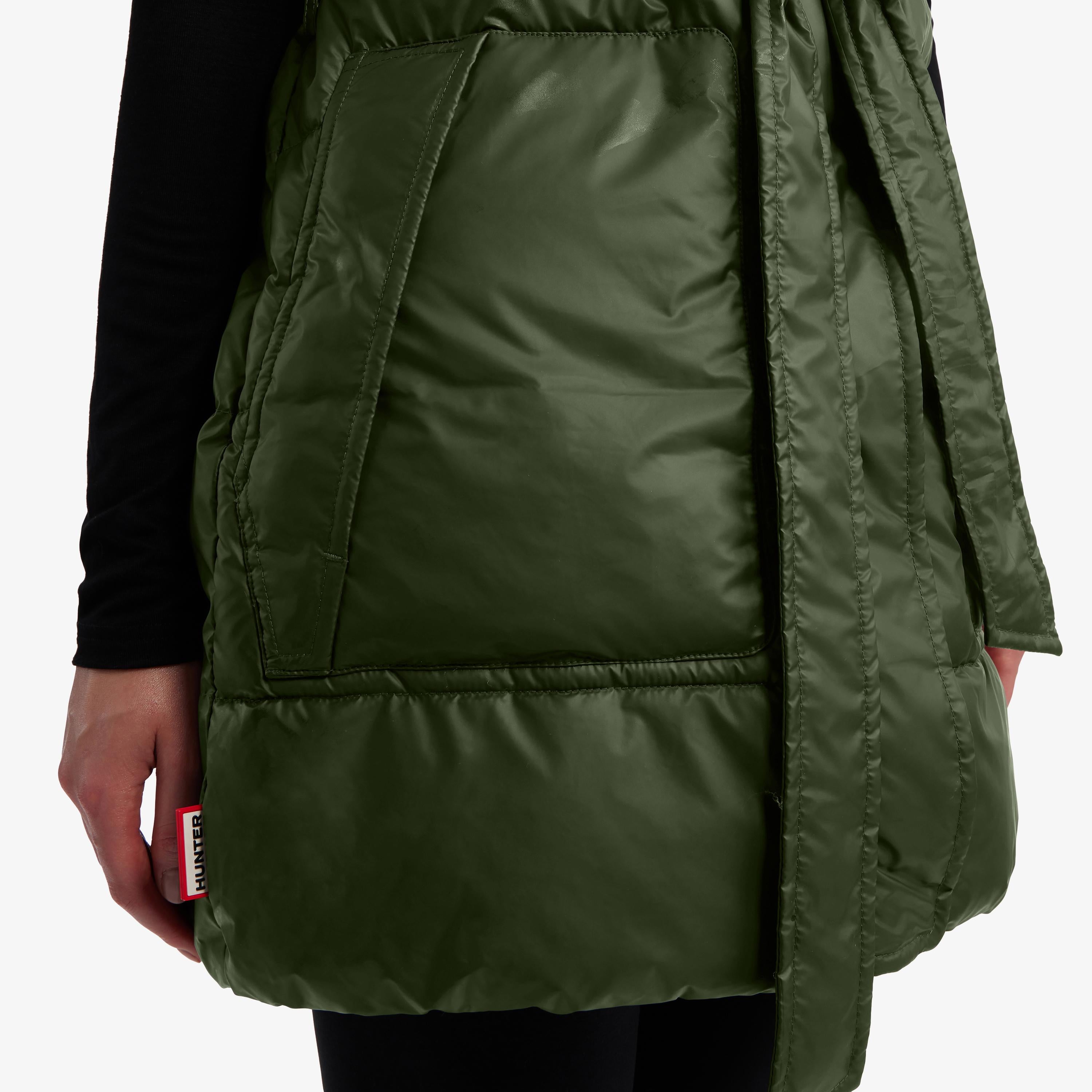 Hunter Women DOBY MARSHMALLOW PUFFER VEST HUNTER GREEN