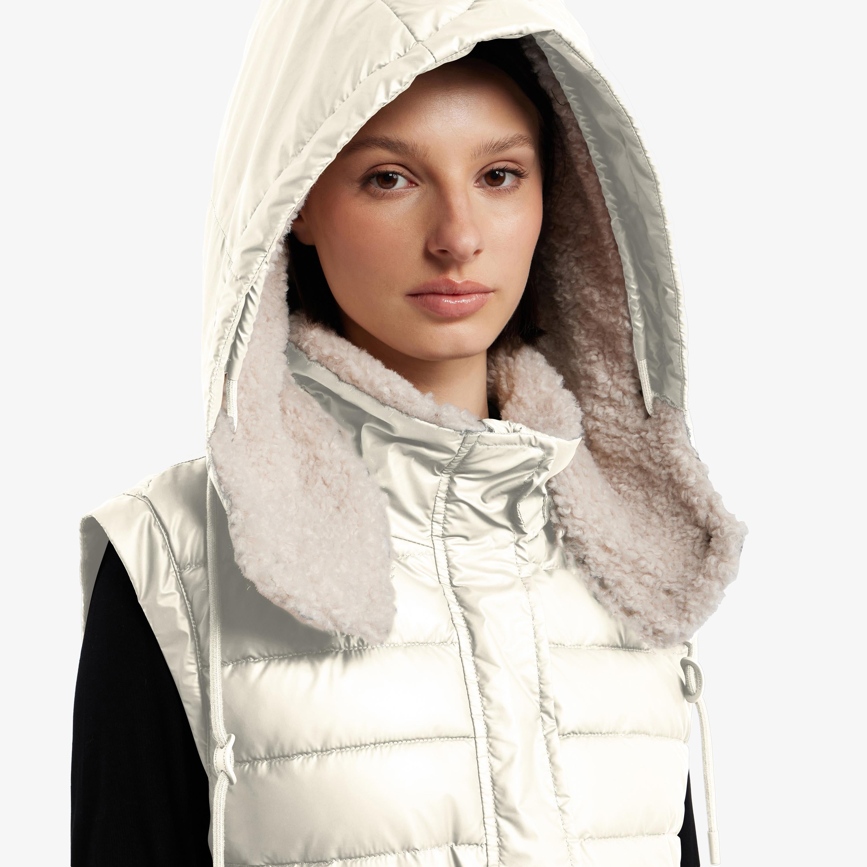 Hunter Women DOBY MARSHMALLOW PUFFER VEST CREAM