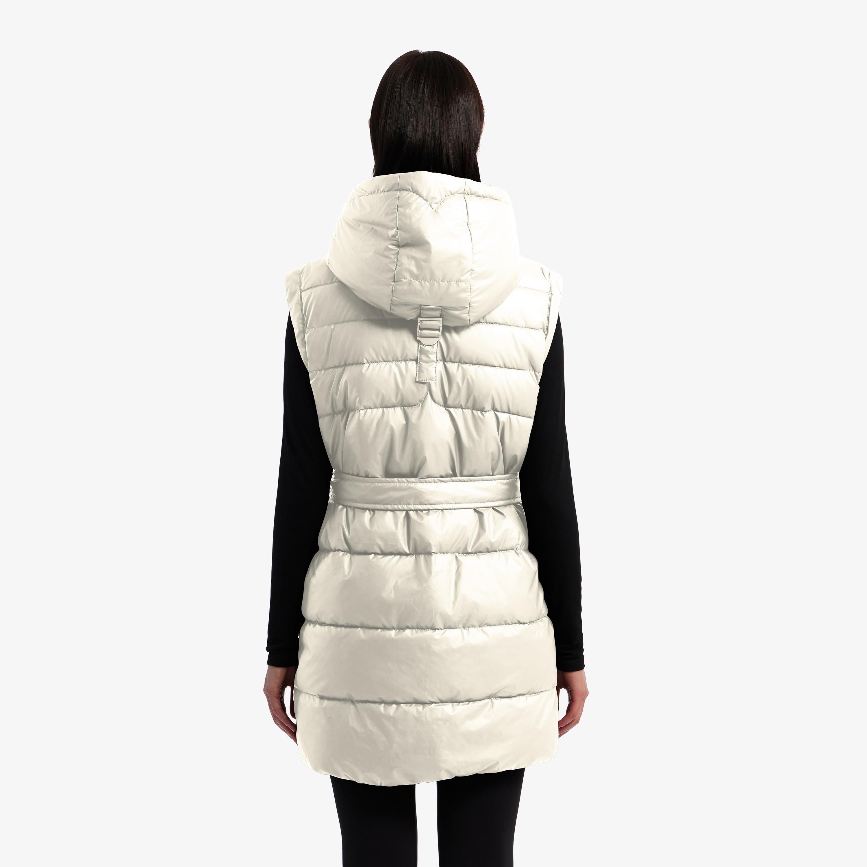 Hunter Women DOBY MARSHMALLOW PUFFER VEST CREAM