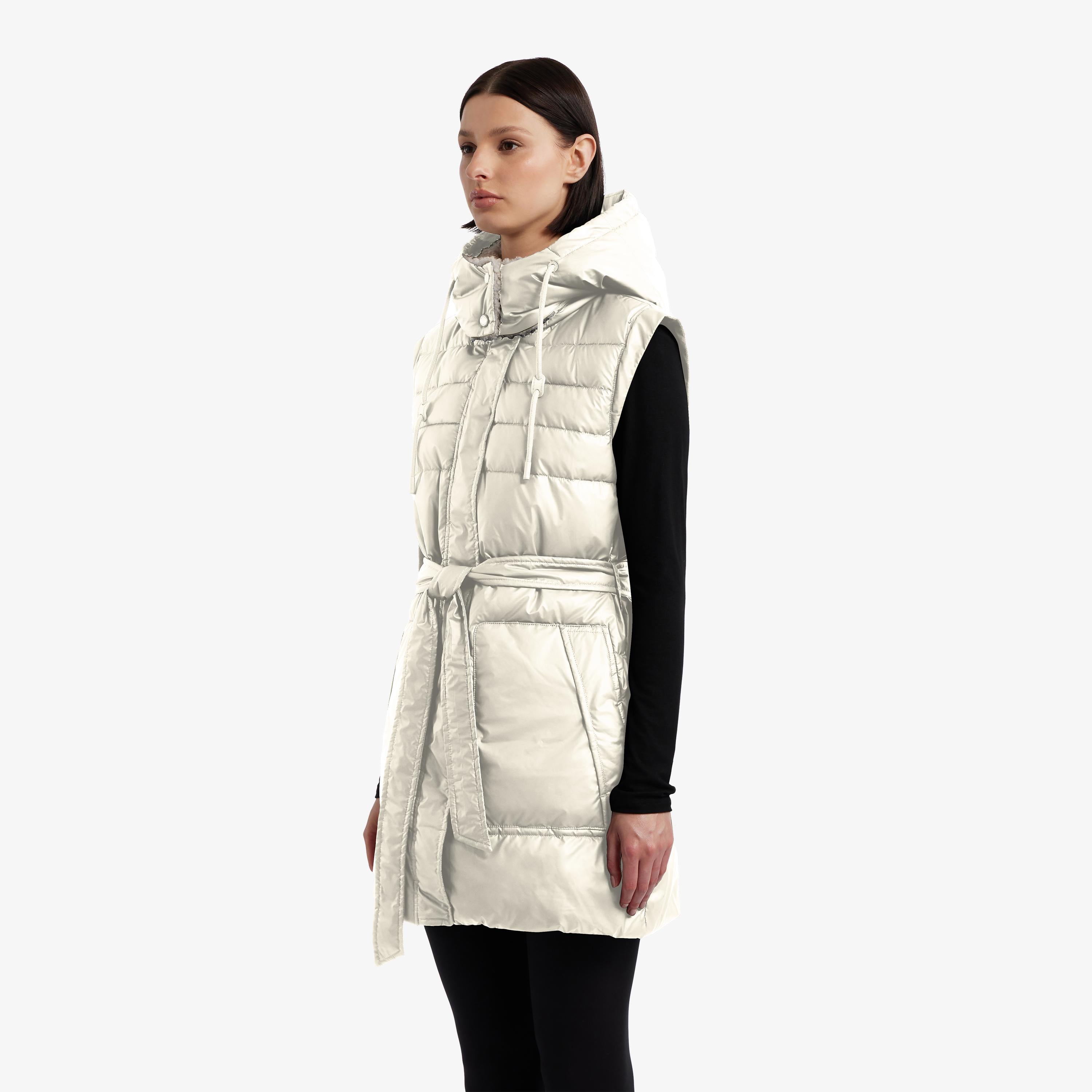 Hunter Women DOBY MARSHMALLOW PUFFER VEST CREAM