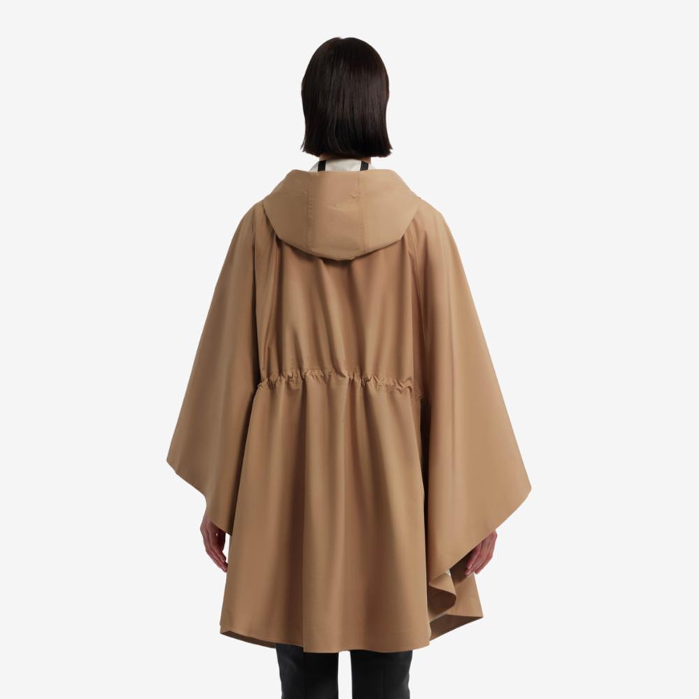 Hunter Women ROSE RAIN BONDED NOVELTY CAPE BRITISH TAN