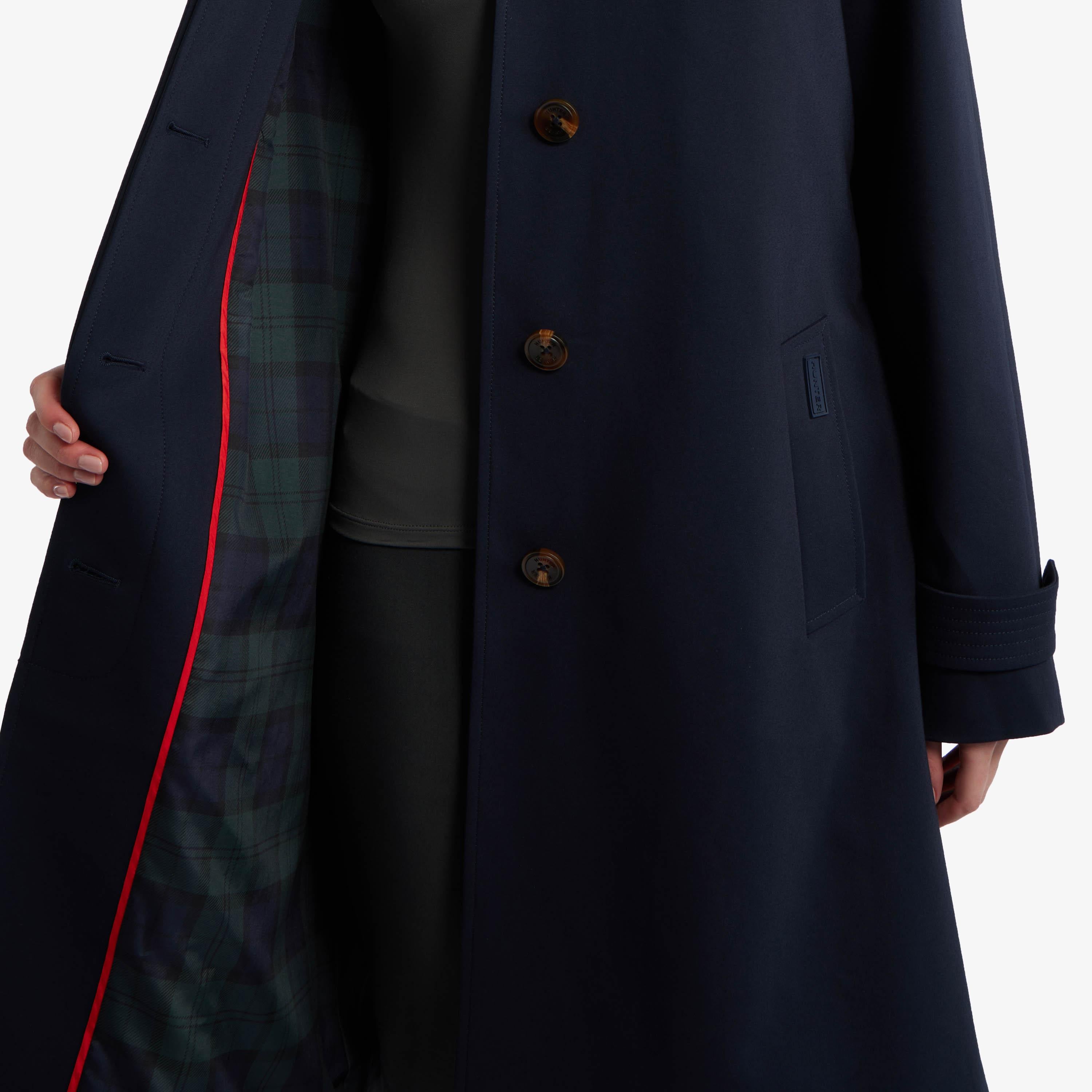 Hunter Women STELLA NOVELTY GAB TRENCH NAVY