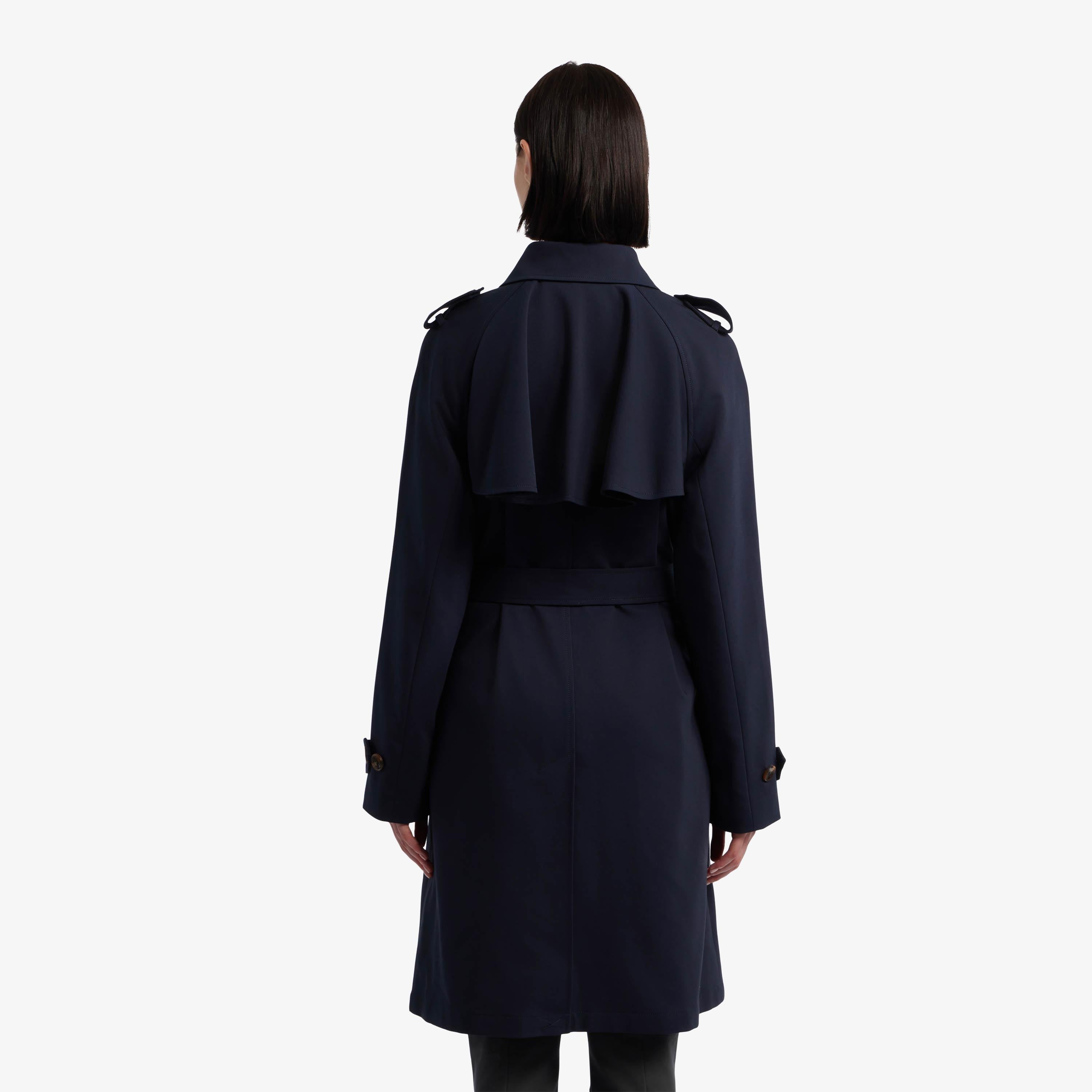 Hunter Women STELLA NOVELTY GAB TRENCH NAVY