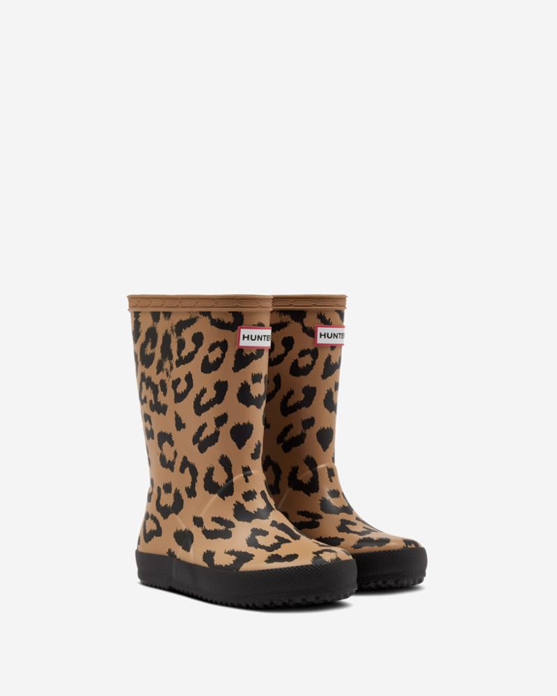 Leopard print best sale kids boots