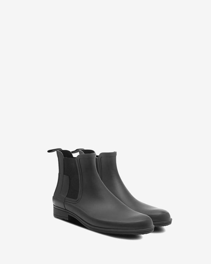 Hunter Men MENS REFINED CHELSEA BOOT BLACK