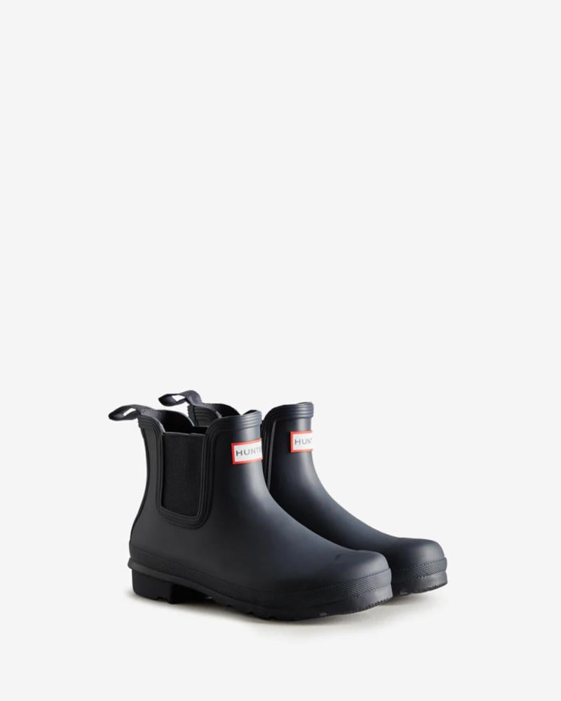 Navy hunter hot sale chelsea boots