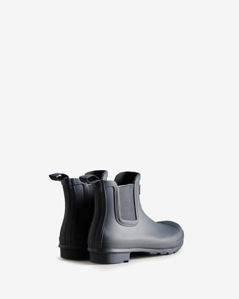 Navy hunter outlet chelsea boots