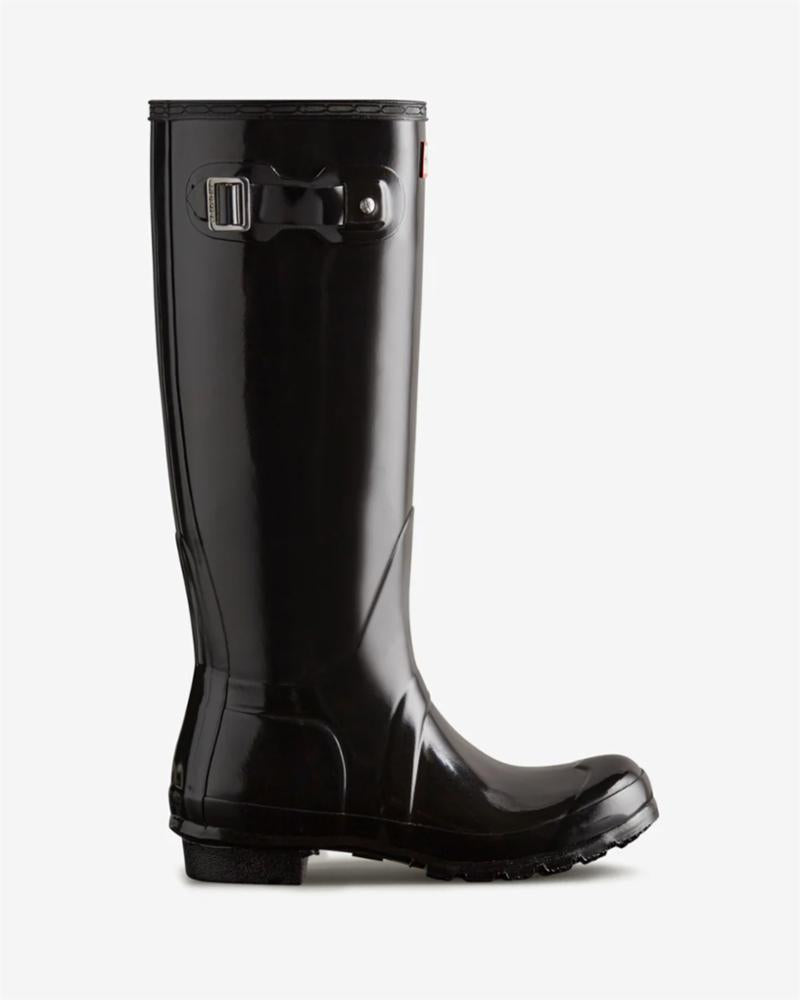 Hunter Women Womens Original Tall Gloss Boot Black