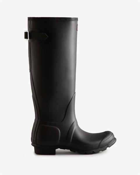 靴 SHUNTER ORIGINAL TALL BACK ADJUSTABLE Hunter Women WOMENS ORIGINAL TALL BACK ADJUSTABLE BOOT BLACK